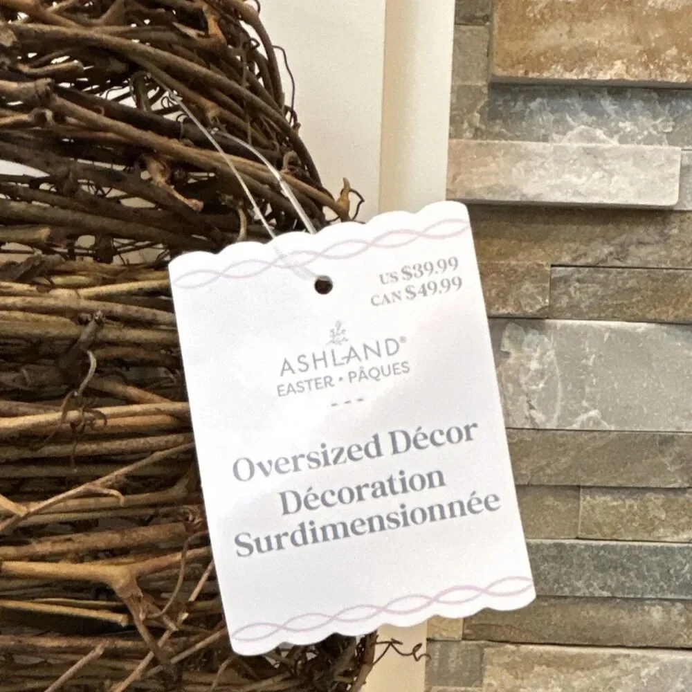 Ashland Artificial Easter Oversized Twig Egg Door Decoration, 16 Inch